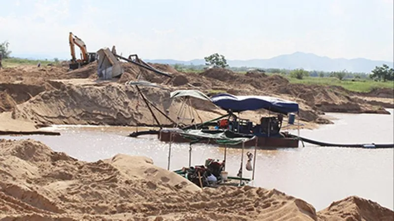 Vi phạm khai thác khoáng sản, một công ty ở Phú Yên bị phạt hơn 600 triệu đồng