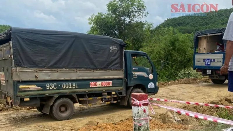 Thông xe qua địa điểm sạt lở tại Tỉnh lộ 721 kết nối 3 huyện ở Lâm Đồng