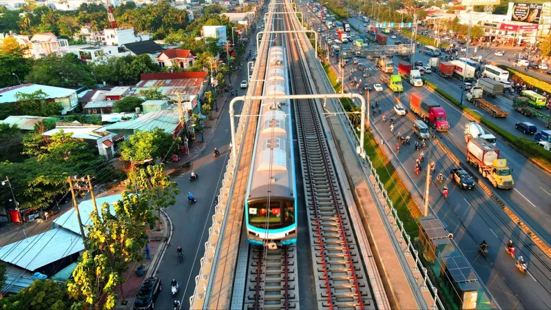 Chính phủ đang hoàn thiện đề án phát triển mạng lưới đường sắt đô thị tại Hà Nội, TPHCM. Ảnh minh họa
