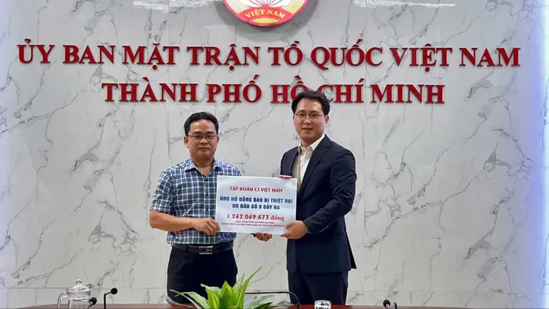 Tập đoàn CJ Việt Nam ủng hộ hơn 1,7 tỷ đồng cho đồng bào miền Bắc