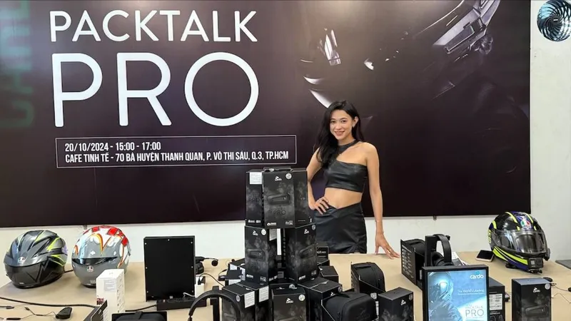 Packtalk Pro, tai nghe cao cấp dành cho biker