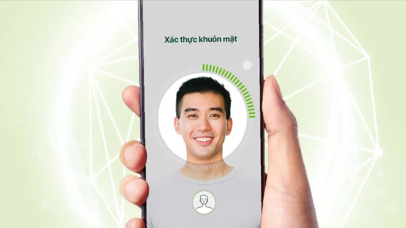 Tích hợp thông tin sinh trắc học khi mở tài khoản trực tuyến Vietcombank