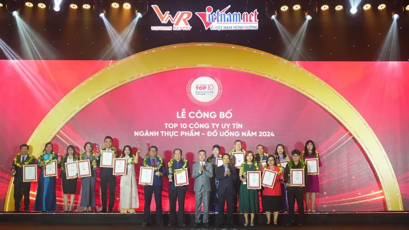 Công ty Vedan Việt Nam - 7 năm liên tiếp lọt vào “Top 10 Công ty uy tín ngành thực phẩm - đồ uống” 