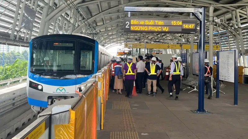 Đảm bảo vận hành chính thức Metro số 1 an toàn, hiệu quả