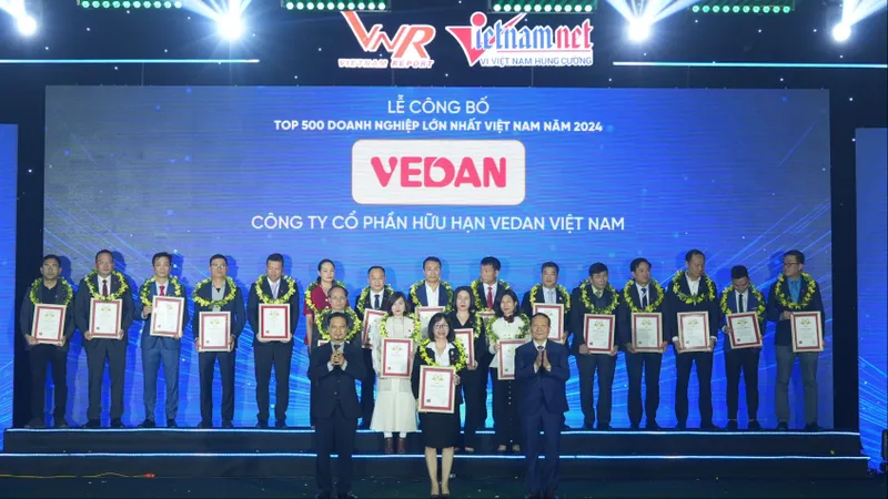 Công ty Vedan Việt Nam 12 năm vững vàng trong “Top 500 Doanh nghiệp lớn nhất Việt Nam”