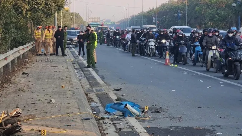 Hiện trường vụ tai nạn