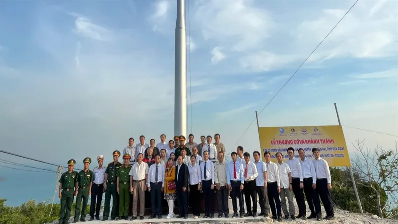 Khánh thành Cột cờ Tổ quốc tại quần đảo Nam Du 