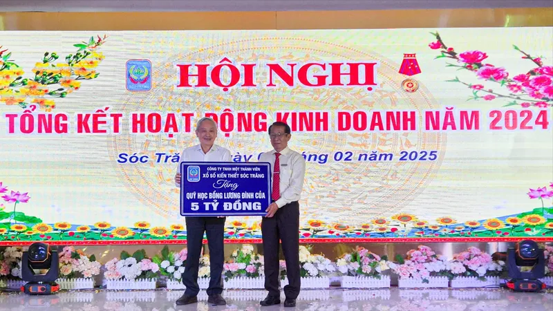 Năm 2024, XSKT Sóc Trăng nộp ngân sách hơn 2.160 tỷ đồng