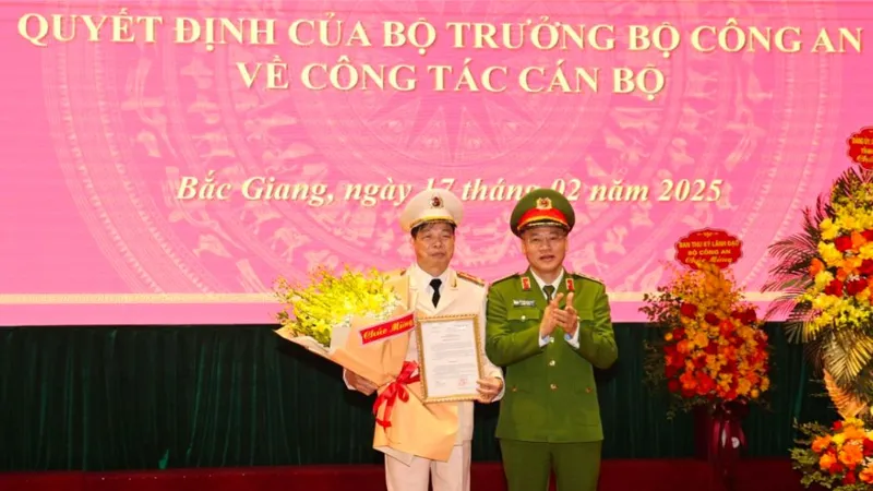 Công an tỉnh Bắc Giang có tân Giám đốc