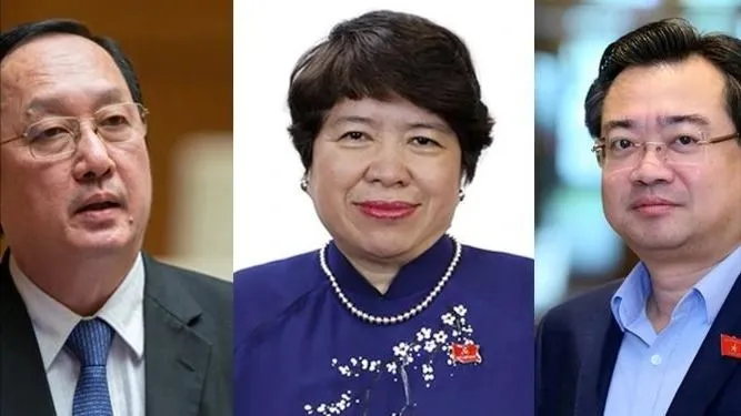 Ông Huỳnh Thành Đạt, bà Nguyễn Thúy Anh và ông Nguyễn Thanh Nghị