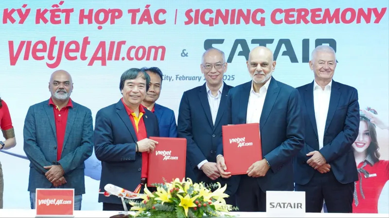 Vietjet và Satair hợp tác chiến lược tối ưu hóa chuỗi cung ứng từ Airbus