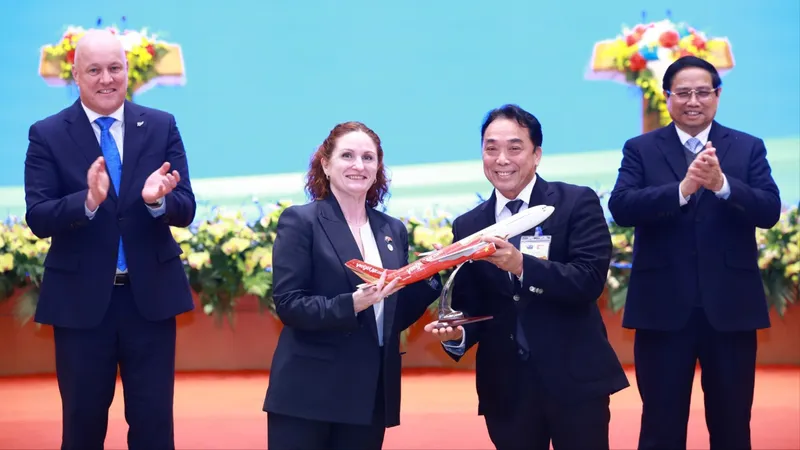 Vietjet công bố đường bay đầu tiên giữa Việt Nam và New Zealand