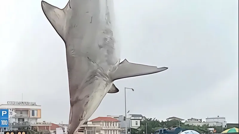 Ngư dân Quảng Ngãi câu cá nhám nặng hơn 200kg