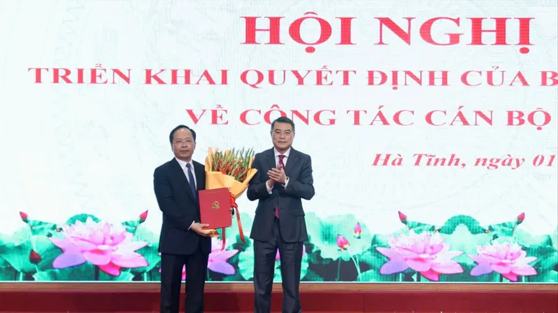 Đồng chí Nguyễn Duy Lâm giữ chức Bí thư Tỉnh ủy Hà Tĩnh