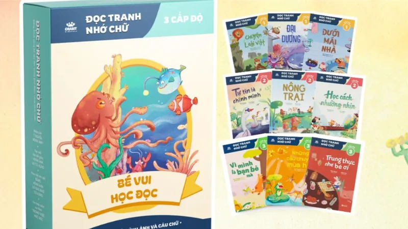 Giúp trẻ học đọc bằng phương pháp đặc biệt qua bộ sách "Đọc tranh nhớ chữ"