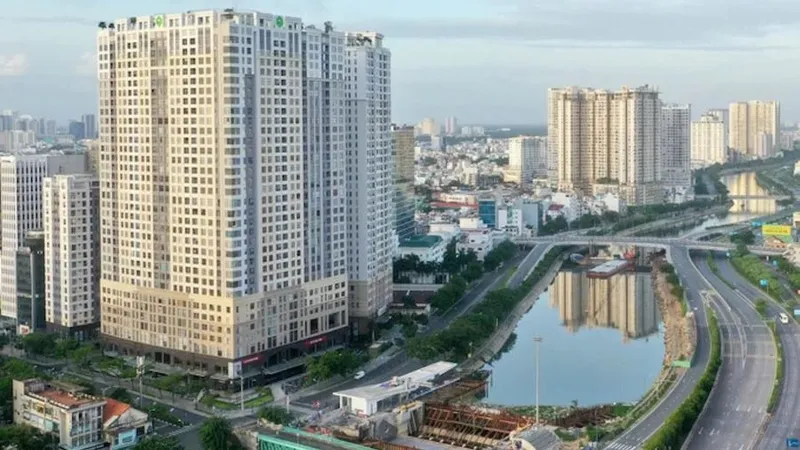 Dự án 39-39B Bến Vân Đồn (quận 4, TPHCM) là một trong những dự án được gỡ vướng theo Nghị quyết 170. Ảnh: HOÀNG HÙNG