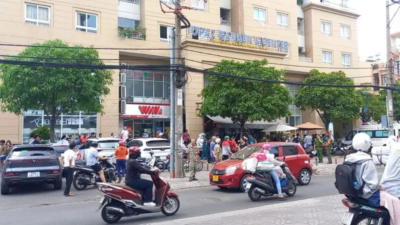 Công an phong tỏa hiện trường