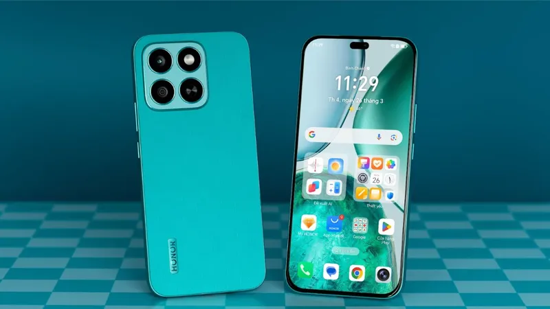 HONOR X8c phiên bản màu xanh marrs green