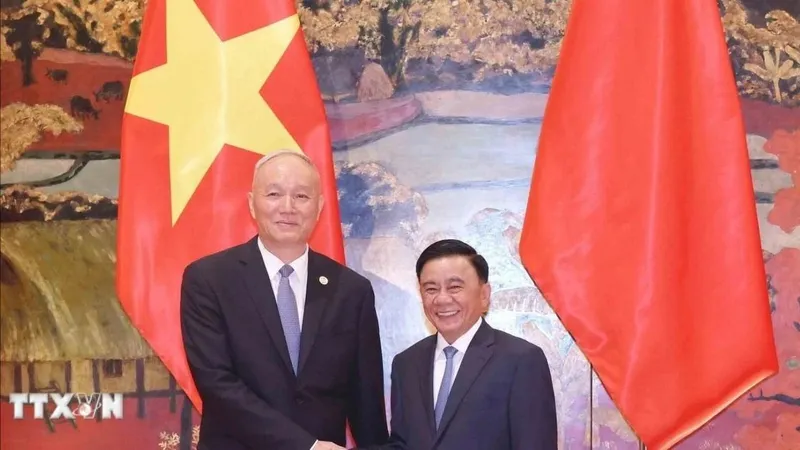 Cuộc gặp đại diện hai Bộ Chính trị Việt Nam - Trung Quốc lần thứ 7. Ảnh: Phương Hoa/TTXVN