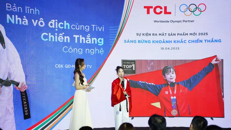 Tuyển thủ taekwondo quốc gia Châu Tuyết Vân chia sẻ về “khoảnh khắc chiến thắng” tại sự kiện.