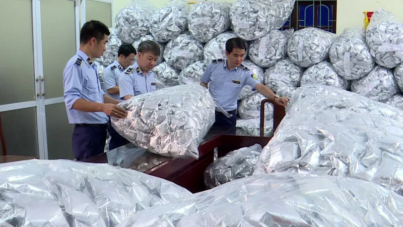 Tạm giữ 40.000 gói rong biển tại Bắc Ninh