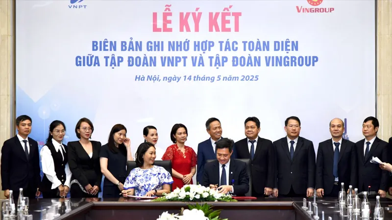 VNPT và Vingroup hợp tác toàn diện, thúc đẩy chuyển đổi số, chuyển đổi xanh