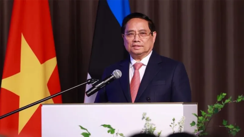 Thủ tướng Phạm Minh Chính: Việt Nam và Estonia nên là cầu nối thúc đẩy hợp tác với cả khu vực