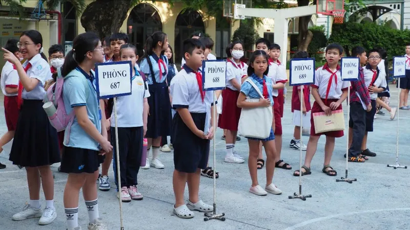 TPHCM: Hơn 4.800 thí sinh dự khảo sát vào lớp 6 Trường THCS-THPT Trần Đại Nghĩa