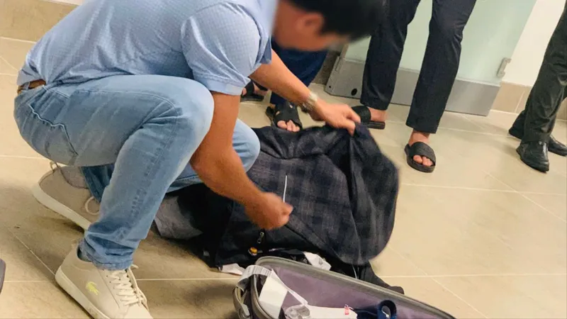 Trung tâm An ninh hàng không Nội Bài đã kiểm tra trực quan người, hành lý xách tay, hành lý ký gửi đối với hành khách N.C.H.