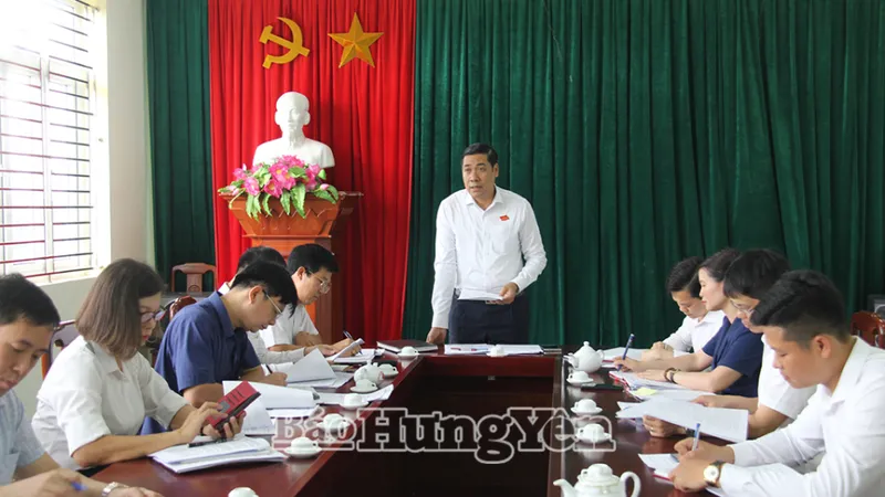 Diễn tập Hội nghị Ban Thường vụ Đảng ủy phường Sơn Nam mới
