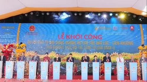 Khởi công Dự án đường cao tốc Bảo Lộc - Liên Khương tổng vốn đầu tư trên 17.700 tỷ đồng