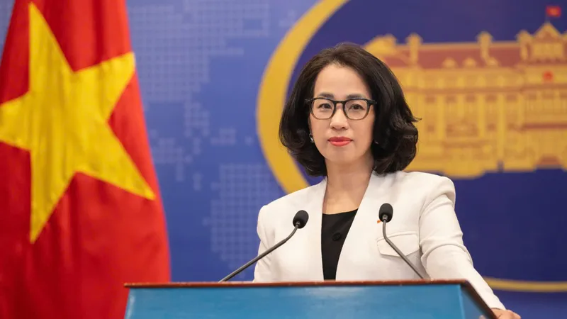 Người phát ngôn Bộ Ngoại giao Phạm Thu Hằng