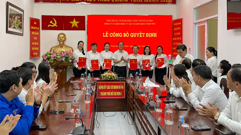 Kiện toàn nhân sự bộ máy thuộc Đảng bộ các cơ quan Đảng TPHCM