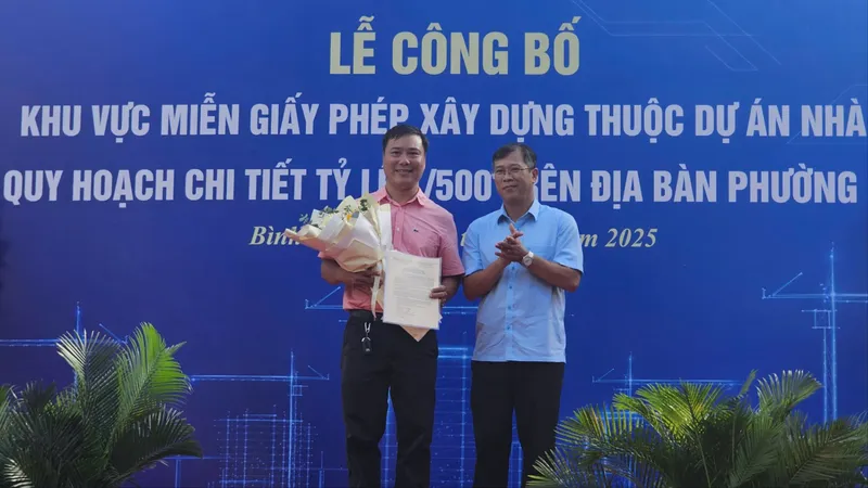 Phường Bình Phú (TPHCM) công bố khu vực miễn giấy phép xây dựng