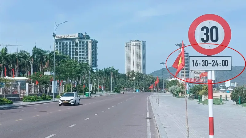 Gia Lai: Thăm dò, đánh giá việc gắn biển báo hạn chế tốc độ 30km/giờ