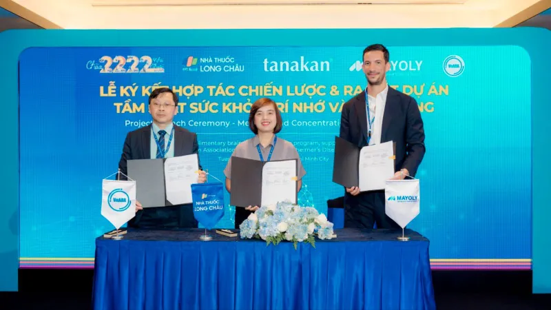 Đại diện Long Châu, Mayoly và VnADA ký kết hợp tác chiến lược