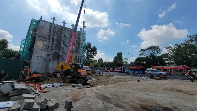 Hà Nội gấp rút cải tạo quảng trường Đông Kinh - Nghĩa Thục mừng Đại lễ A80