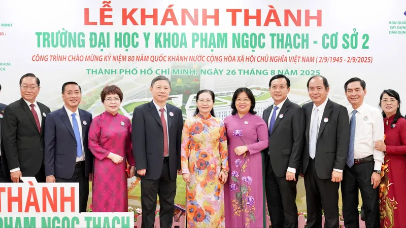 Khánh thành Trường ĐH Y khoa Phạm Ngọc Thạch cơ sở 2 trên 2.400 tỷ đồng