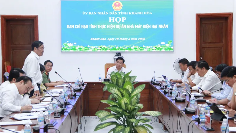 Khánh Hòa bàn giao mặt bằng Dự án Nhà máy điện hạt nhân trong tháng 10-2025