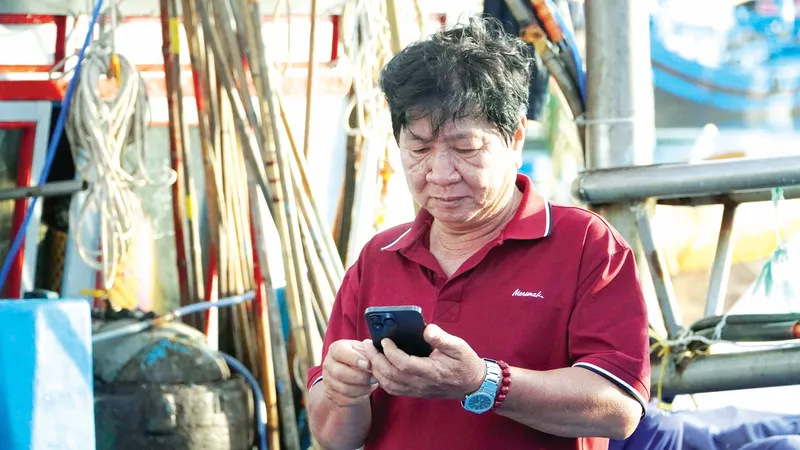 Ngư dân ra khơi cùng... 4G