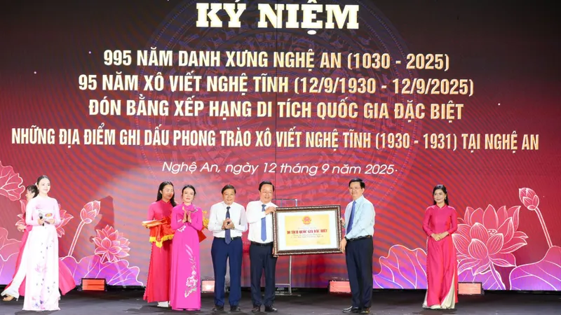 Kỷ niệm 995 năm danh xưng Nghệ An, 95 năm phong trào Xô Viết - Nghệ Tĩnh 
