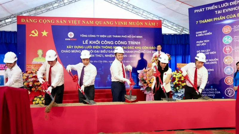 TPHCM khởi công xây dựng lưới điện thông minh tại đặc khu Côn Đảo