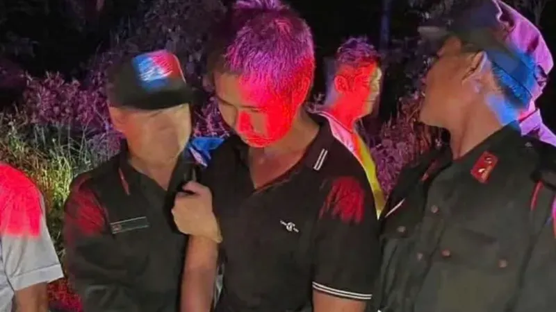 Lê Sĩ Tùng lúc bị bắt