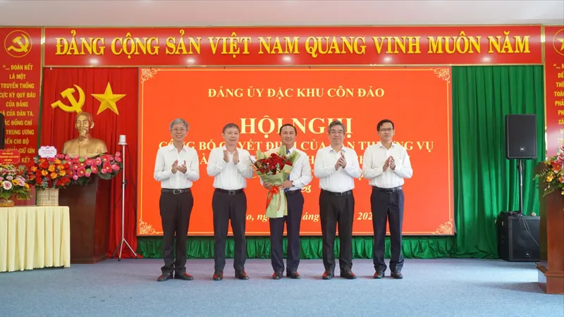 Đồng chí Lê Hoàng Hải giữ chức Bí thư Đảng ủy đặc khu Côn Đảo
