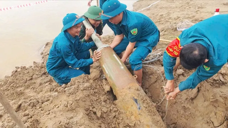 Nghệ An hủy nổ thành công quả bom nặng hơn 300kg