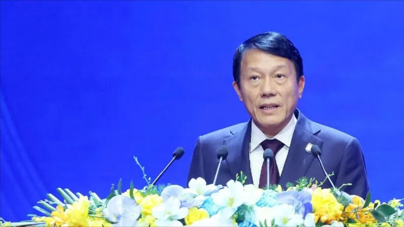 Bế mạc lễ mở ký Công ước Liên hợp quốc về chống tội phạm mạng (Công ước Hà Nội). Ảnh: VIẾT CHUNG.