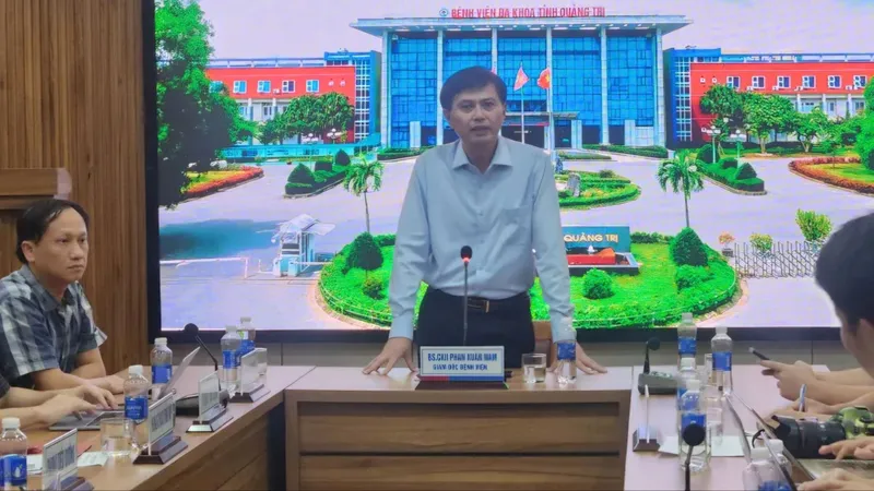BS.CKII Phan Xuân Nam, Giám đốc BVĐK tỉnh Quảng Trị thông tin về vụ việc