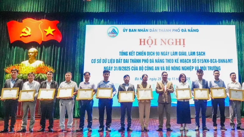 Đà Nẵng hoàn thành chiến dịch dữ liệu đất đai vượt tiến độ