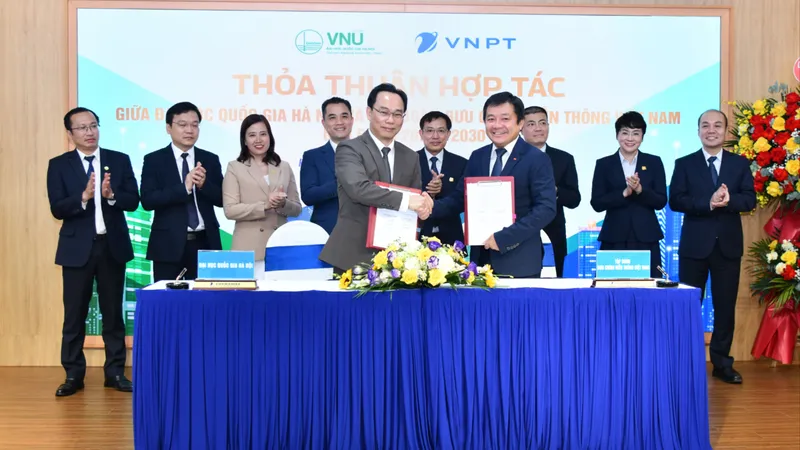 VNPT và Đại học Quốc gia Hà Nội hợp tác nghiên cứu, xây dựng đại học số