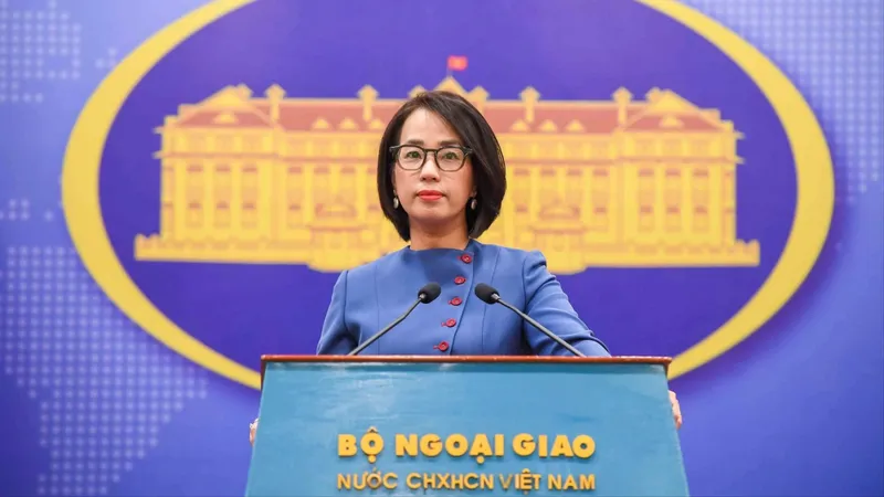 Người phát ngôn Bộ Ngoại giao Phạm Thu Hằng